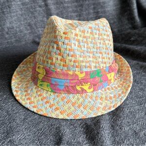 Peter Grimm Unisex L XL Unisex Fedora Hat Multicolor Spring Summer Mens Womens